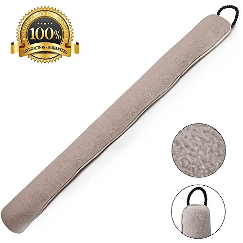 Product Cover Home Intuition 3-Feet Draft Stopper Cloth Seal Weather Stop, Beige