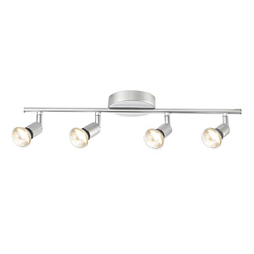 Product Cover Globe Electric 58932 Payton 4-Light Track Lighting, Matte Silver