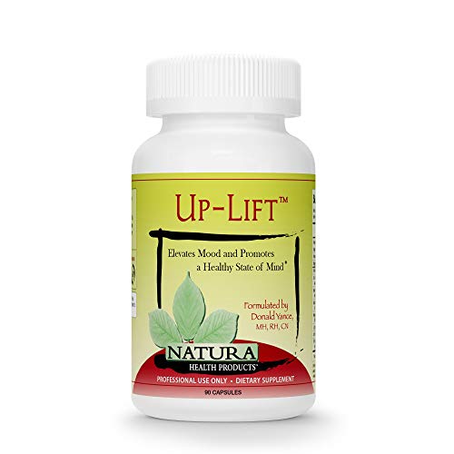 Product Cover Natura Health Products - Up-Lift - Elevates Mood and Promotes a Healthy State of Mind - 90 Capsules. Reformulation.