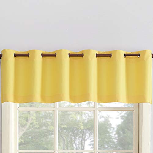 Product Cover No. 918 Montego Grommet Textured Kitchen Curtain Valance 56