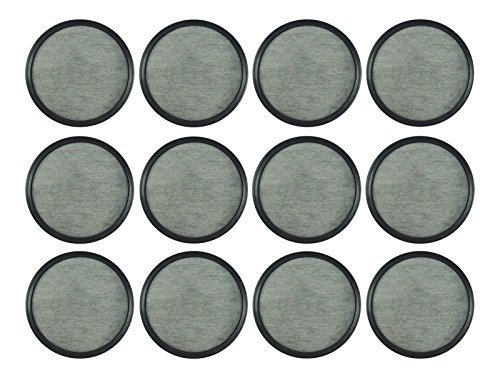 Product Cover Mr. Coffee Water Filter Replacement Discs | Activated Charcoal Coffee Filters for Mr. Coffee Machines & Brewers | 12 Pack | Purifies Water Over 97% From Chlorine, Calcium, Odors & Other Impurities