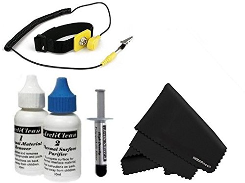 Product Cover Arctic Silver 5 (Anti-Static Kit) - 3.5 Grams with ArctiClean 60 ML Combo Kit + Microfiber (7