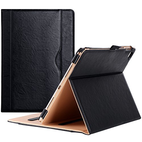 Product Cover Procase iPad Pro 9.7 Case Stand Folio Case Cover for Apple iPad Pro 9.7 Inch 2016, with Multiple Viewing Angles, Document Card Pocket (Black)