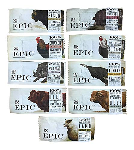 Product Cover Epic - Epic Bars Variety Pack, 9 Flavors (9 Pack)