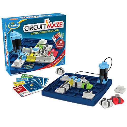 Product Cover ThinkFun Circuit Maze Electric Current Logic Game and STEM Toy for Boys and Girls Age 8 and Up - Toy of the Year Finalist, Teaches Players about Circuitry through Fun Gameplay