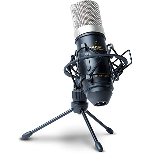 Product Cover Marantz Professional MPM1000 | Large Diaphragm Condenser Microphone with Windscreen, Shockmount, Tripod Stand and XLR Cable