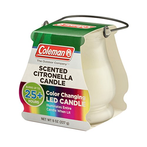 Product Cover Coleman Color Changing LED Citronella Outdoor Scented Candle