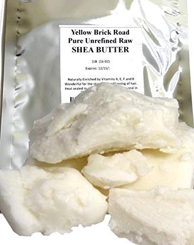 Product Cover Yellow Brick Road 100% Raw Unrefined Shea Butter-African Grade a Ivory 1 Pound (16oz)