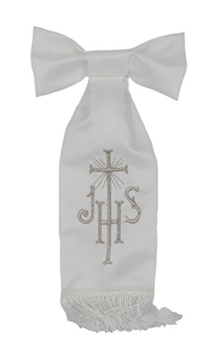 Product Cover First Holy Communion White Boy Armband with Embroidered Accents JHS