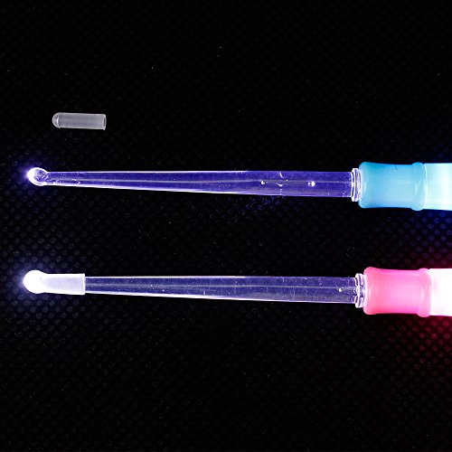 Product Cover Airgoesin 2 Lighted Tonsil Stone Remove Tool, 8 Tips, Tonsillolith Pick + Case Oral Clean Longer Attachment