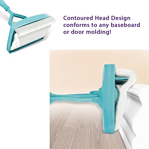 Product Cover Baseboard Buddy - Baseboard & Molding Cleaning Tool! Includes 1 Baseboard Buddy and 3 Reusable Cleaning Pads, As Seen on TV