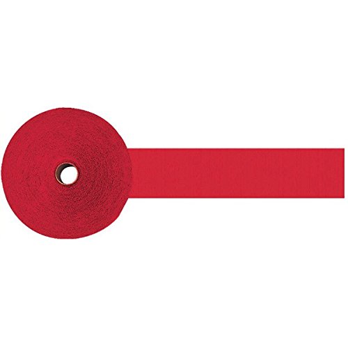 Product Cover Amscan Jumbo Roll Party Crepe Streamer | Apple Red | 500' | Party Decor - 18205.4