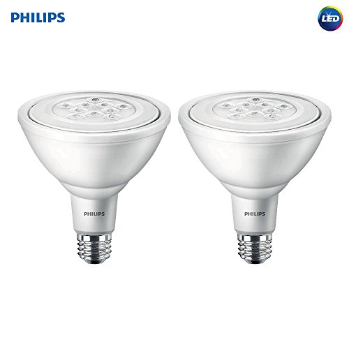 Product Cover Philips 460543 90 Watt Equivalent Soft White PAR38 Led Flood Light Bulb, 2-Pack