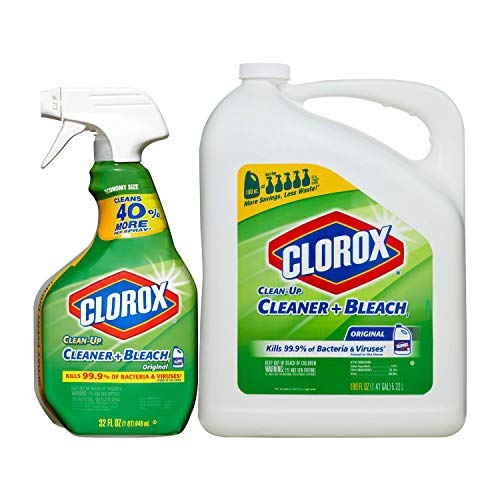 Product Cover 2 X Clorox Clean-Up Cleaner Spray with Bleach and Refill Combo, 32 Ounce Spray Bottle + 180 Ounce Refill by Clorox