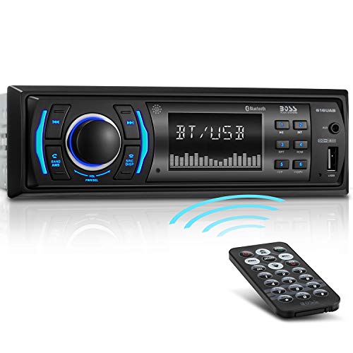 Product Cover BOSS Audio Systems 616UAB Multimedia Car Stereo - Single Din LCD, Bluetooth Audio and Hands-Free Calling, Built-in Microphone, MP3/USB, Aux-in, AM/FM Radio Receiver