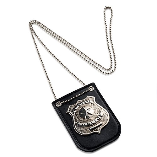 Product Cover Dress Up America Pretend Play Police Badge With Chain And Belt Clip