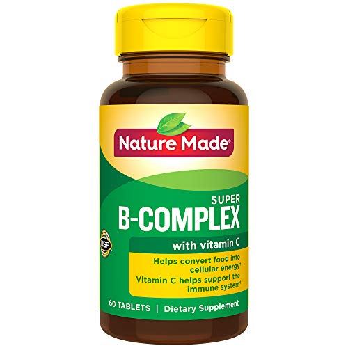 Product Cover Nature Made Super B-Complex Tablets, 60 Count for Metabolic Health† (Packaging May Vary)
