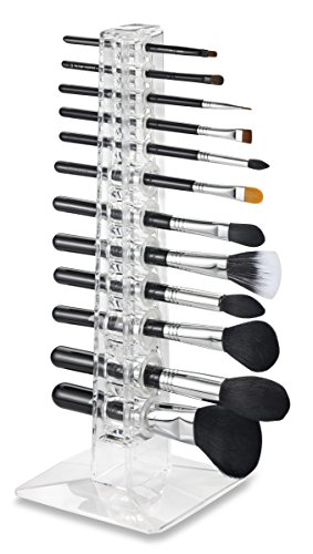 Product Cover byAlegory Acrylic Beauty Face Makeup Brush Organizer & Drying Stand | 12 Spaces (Clear)