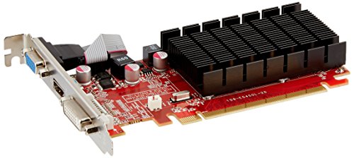 Product Cover VisionTek Radeon 5450 2GB DDR3 (DVI-I, HDMI, VGA) Graphics Card - 900861,Black/Red