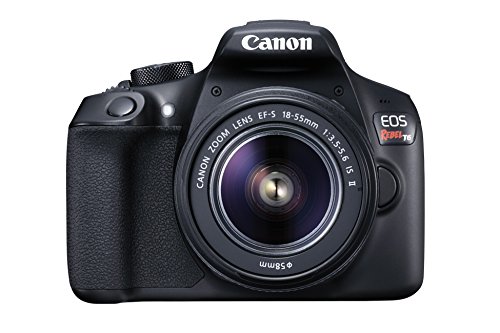 Product Cover Canon EOS Rebel T6 18MP Digital SLR Camera Kit with EF-S 18-55mm f/3.5-5.6 IS II Lens (Black)