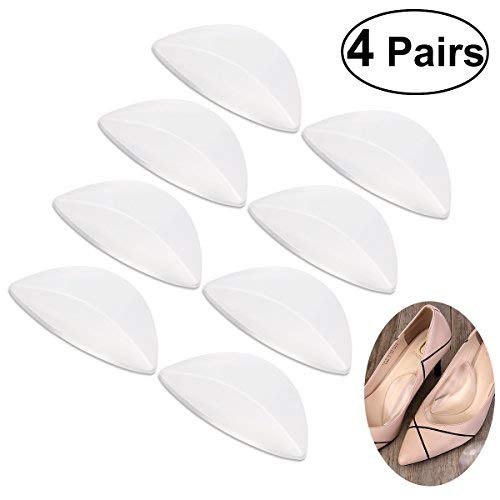 Product Cover PIXNOR Transparent Silicone Adhesive Arch Support Gel Insole for Flat Feet,Set of 4