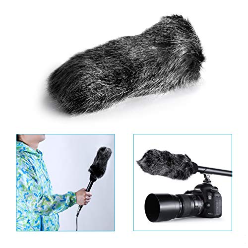 Product Cover Neewer® NW-MIC-121 Outdoor Microphone Furry Windscreen Muff for MIC-01 MIC108 MIC-121 Stereo Microphone, TAKSTAR SGC-598, NW-598, SHENGGU SG209 SG108 & Similar Mics