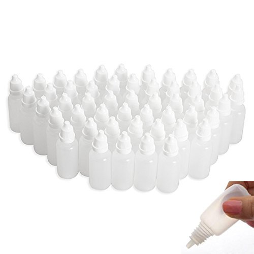 Product Cover 50PCS 10ml Empty Plastic Squeezable Dropper Bottles Eye Liquid Dropper Sample by Bleiou
