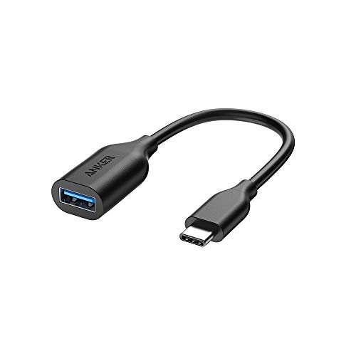Product Cover Anker USB-C to USB 3.1 Adapter, Converts USB-C Female into USB-A Female, Uses USB OTG Technology, Compatible with Samsung Galaxy Note 8, S8 S8+ S9, iPad Pro 2018, Nexus 6P 5X, LG V20 G5 and more