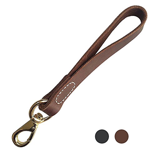 Product Cover Fairwin Leather Short Dog Leash 12