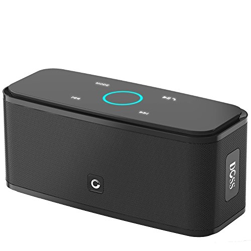 Product Cover DOSS SoundBox Touch Wireless Bluetooth V4.0 Portable Speaker with HD Sound and Bass, 12H Playtime, Built-in Mic, Portable Wireless Speaker Compatible with Phone, Tablet, TV and Gift Ideas (Black)