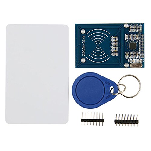 Product Cover HiLetgo RFID Kit - Mifare RC522 RF IC Card Sensor Module + S50 Blank Card + Key Ring for Arduino Raspberry Pi
