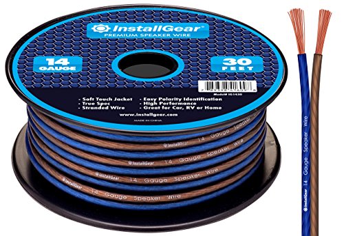 Product Cover InstallGear 14 Gauge AWG 30ft Speaker Wire True Spec and Soft Touch Cable