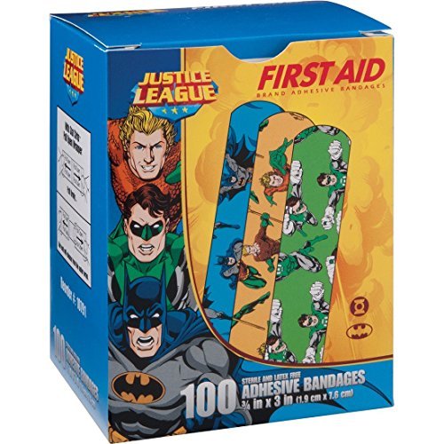 Product Cover Justice League 100CT Bandages 3/4x3
