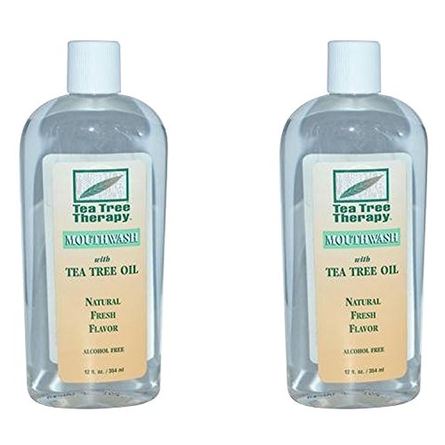 Product Cover Mouthwash-Tea Tree Alcohol Free Tea Tree Therapy 12 oz Liquid (2-Pack)