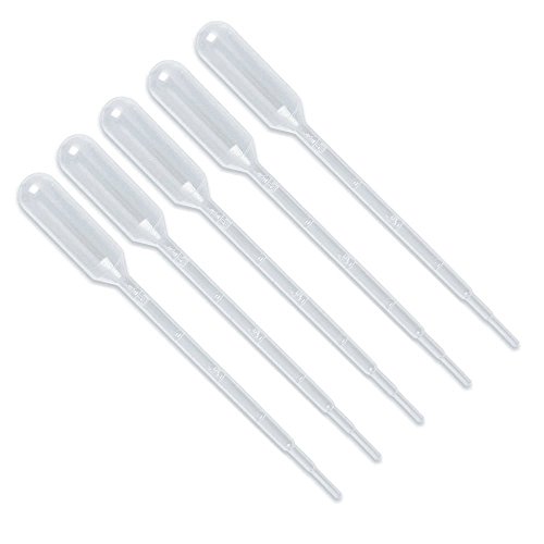 Product Cover KINGLAKE Plastic Transfer Pipettes 1ml,Essential Oils Pipettes,Gradulated,Pack of 100