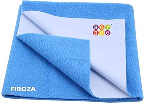 Product Cover Bey Bee - Quick Dry Baby Bed Protector Waterproof Sheet (Firoza) { Size : Small} {70cm X 50cm}