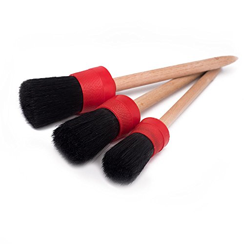 Product Cover Detail Buddy Premium Detail Brush for Wheels, Interior, Leather, Trim - Set of 3