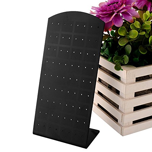 Product Cover 72 Holes Earrings Ear Studs Jewelry Show Plastic Display Rack Stand Organizer Holder Showcase Box 6pcs