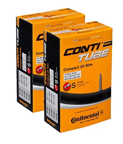 Product Cover Continental 42mm Presta Valve Tube (2-Pack, 700 x 25-32cc) Slim