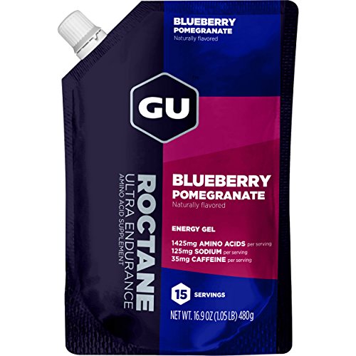 Product Cover GU Energy Roctane Ultra Endurance Energy Gel, Blueberry Pomegranate, 15-Serving Pouch