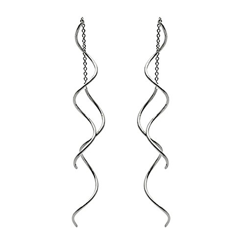 Product Cover Acefeel Fresh Style Exquisite Threader Dangle Earrings Curve Twist Shape for Women's Gift E158