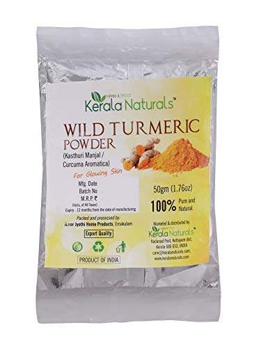Product Cover Kerala Naturals Wild Turmeric - Kasthuri Manjal: For Glowing Skin - 100 gm