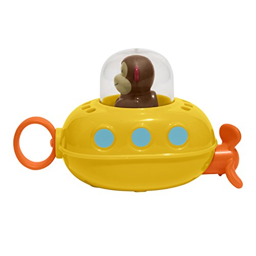 Product Cover Skip Hop Pull & Go Monkey Submarine: Baby Bath Toy, Marshall Monkey Zoo Character