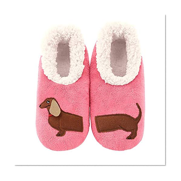 Product Cover Snoozies Pairables Womens Slippers - House Slippers - Dachshund - Medium