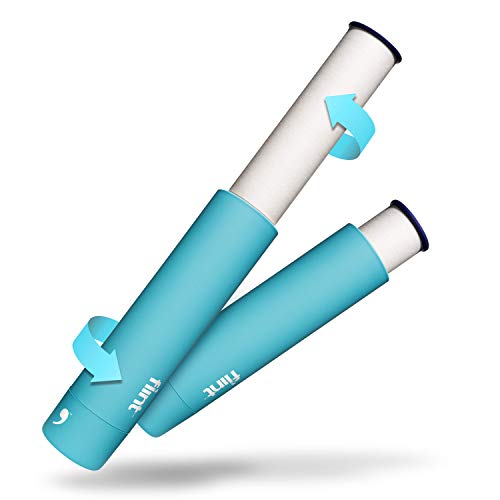 Product Cover Flint Retractable Lint Roller, Refillable, 30 Sheets, Light Blue