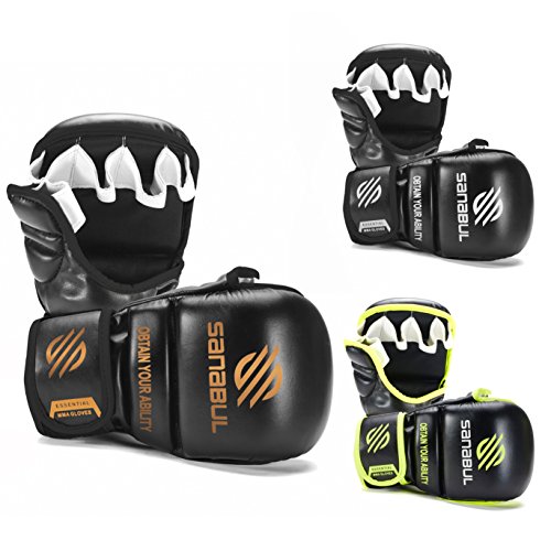 Product Cover Sanabul Essential 7 oz MMA Hybrid Sparring Gloves