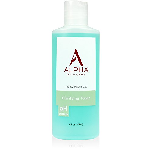 Product Cover Alpha Skin Care  Clarifying Toner | Anti-Aging Formula | Glycolic Alpha Hydroxy Acid (AHA) | Supports Collagen Production | Balances Natural Oils | For Normal to Oily Skin | 6 Fl Oz
