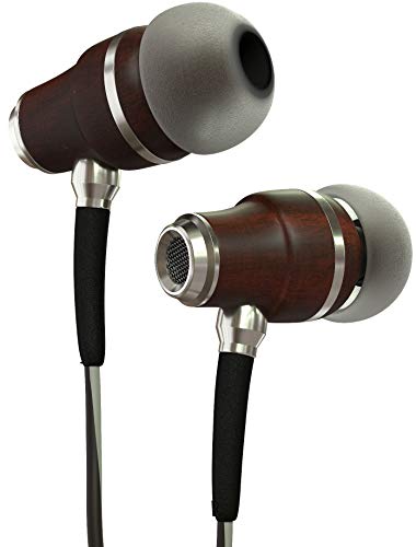 Product Cover Symphonized NRG 3.0 Premium Wood In-ear Noise-isolating Headphones|Earbuds|Earphones with Mic & Volume Control (Black Night & Hazy Gray)
