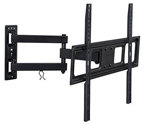 Product Cover Mount-It! Articulating TV Wall Mount Arm, Fits 37-70 Inch TVs, Up to VESA 400x400 and 600x400, 17 Extension from Wall, 77 Lbs Capacity