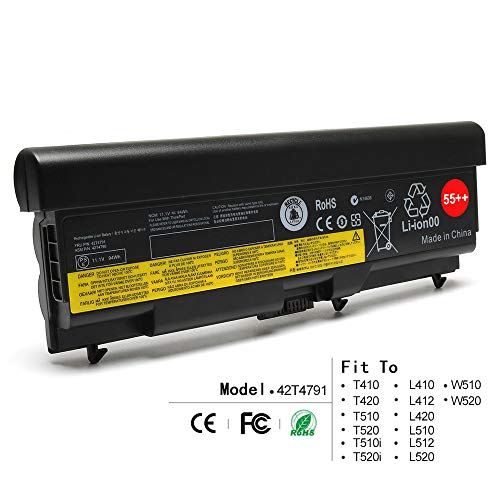 Product Cover LQM 11.1V 94Wh/8.4Ah New Laptop Battery for Lenovo ThinkPad 55++ T410 T420 E420 T510 T510i T520 T520i W510 W520 57Y4186 42T4799 42T4798